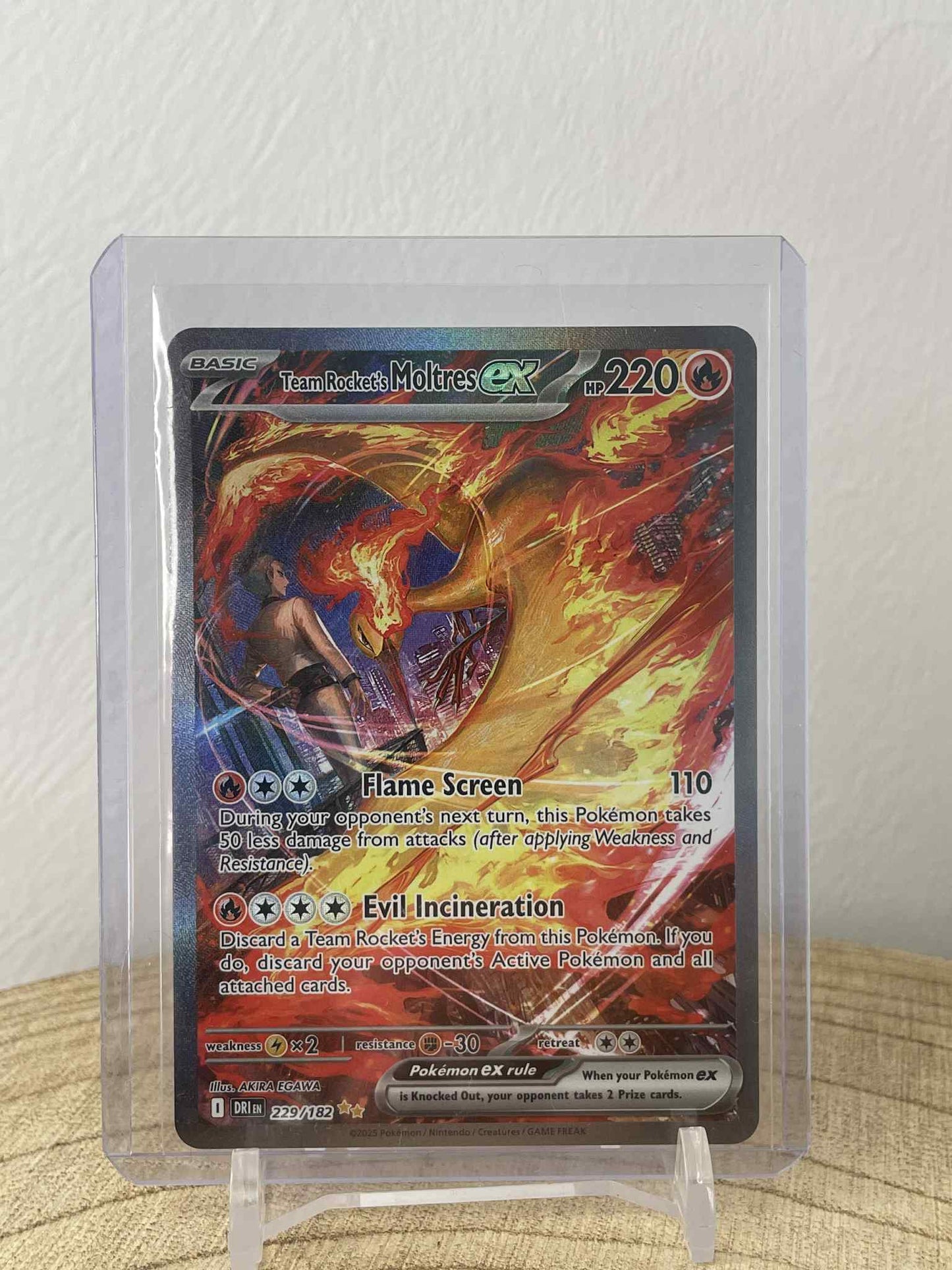 Team Rocket's Moltres ex (DRI 229)