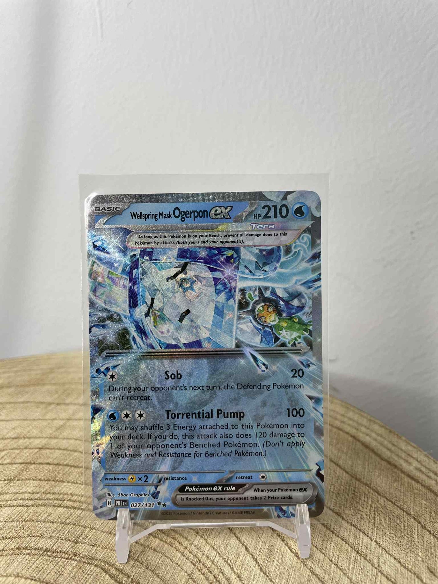 Wellspring Mask Ogerpon ex (PRE 027)