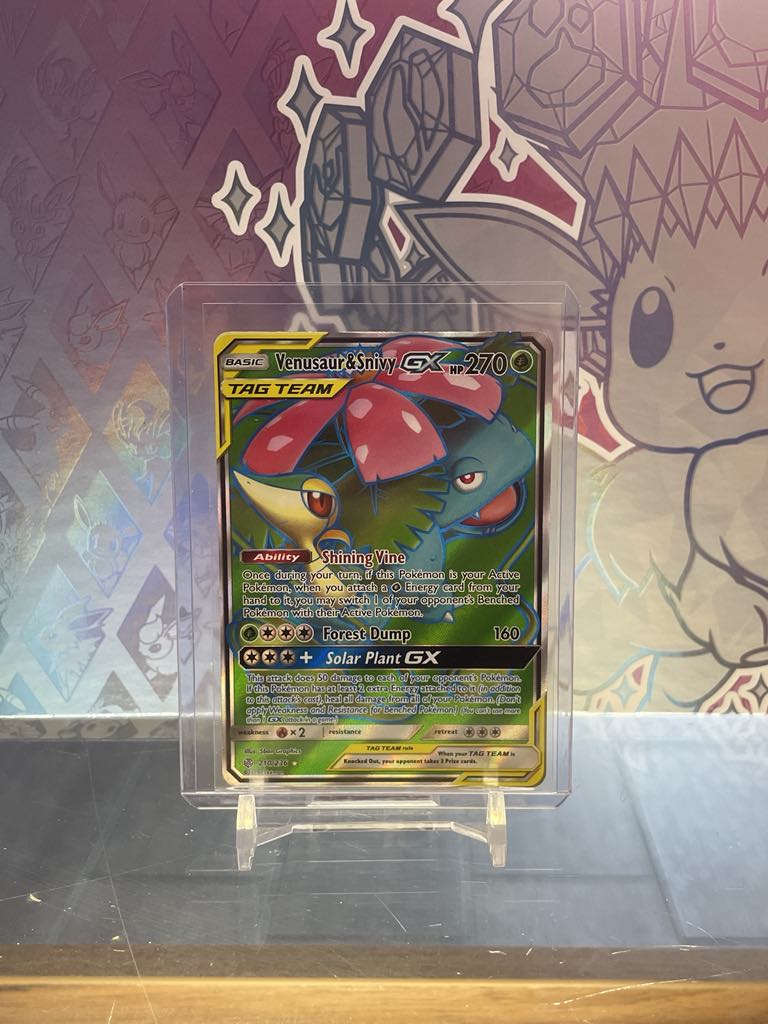 Venusaur & Snivy GX (CEC 210)