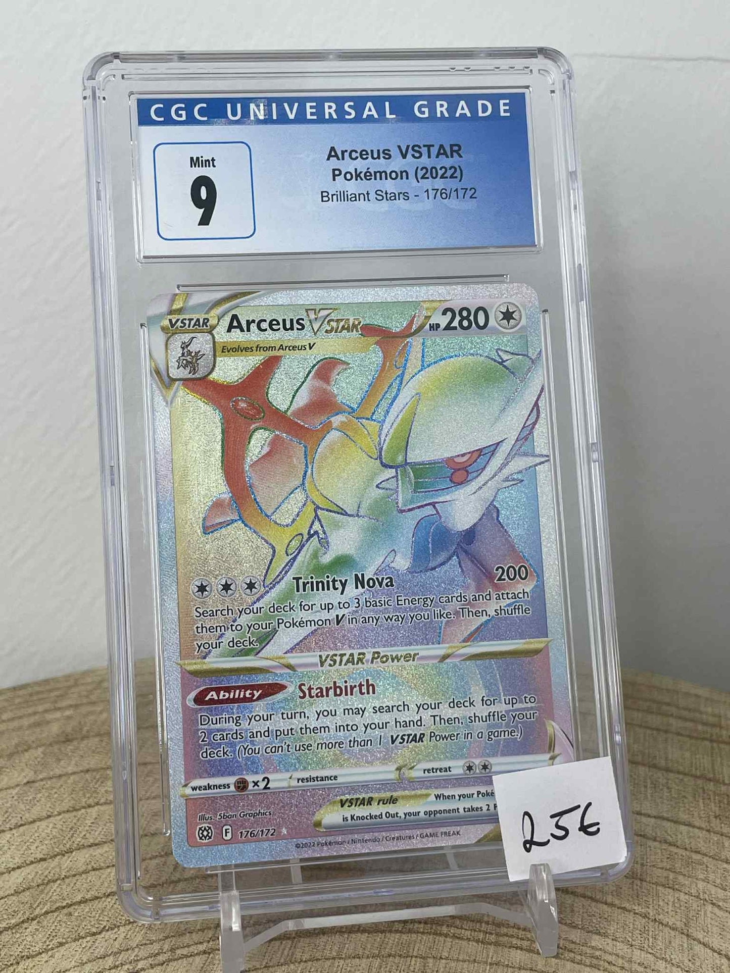 Arceus VSTAR #176 Pokemon Brilliant Stars CGC 9
