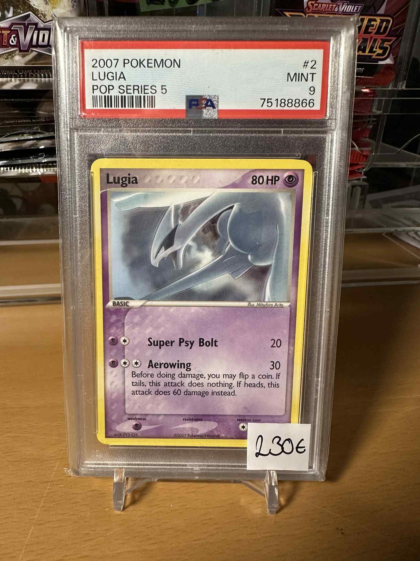 Lugia #2 Pokemon POP Series 5 PSA9