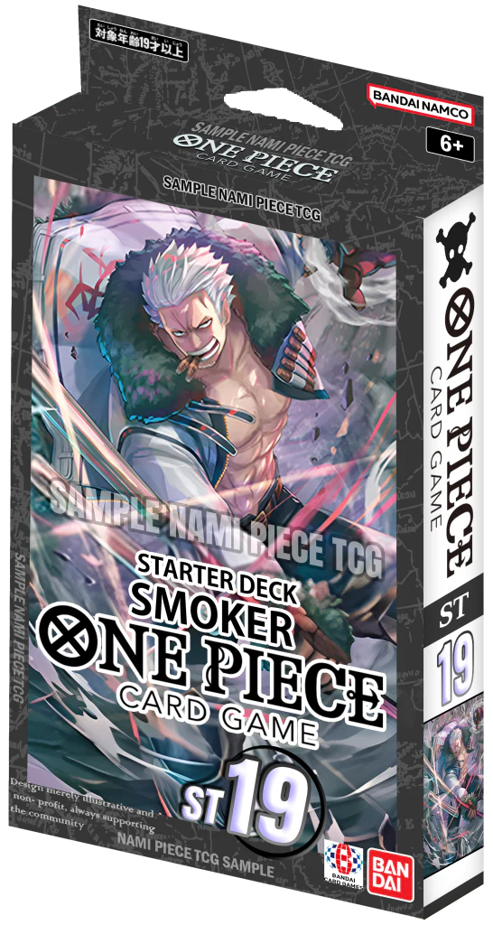 One Piece Card Game- Fekete Smoker Starter Deck (ST-19)