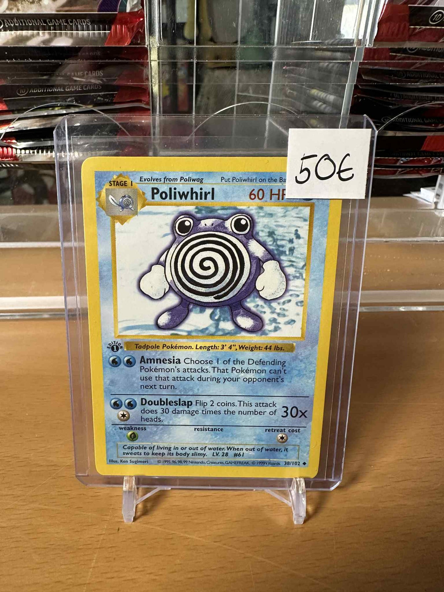Poliwhirl (BS 38) 1st edition