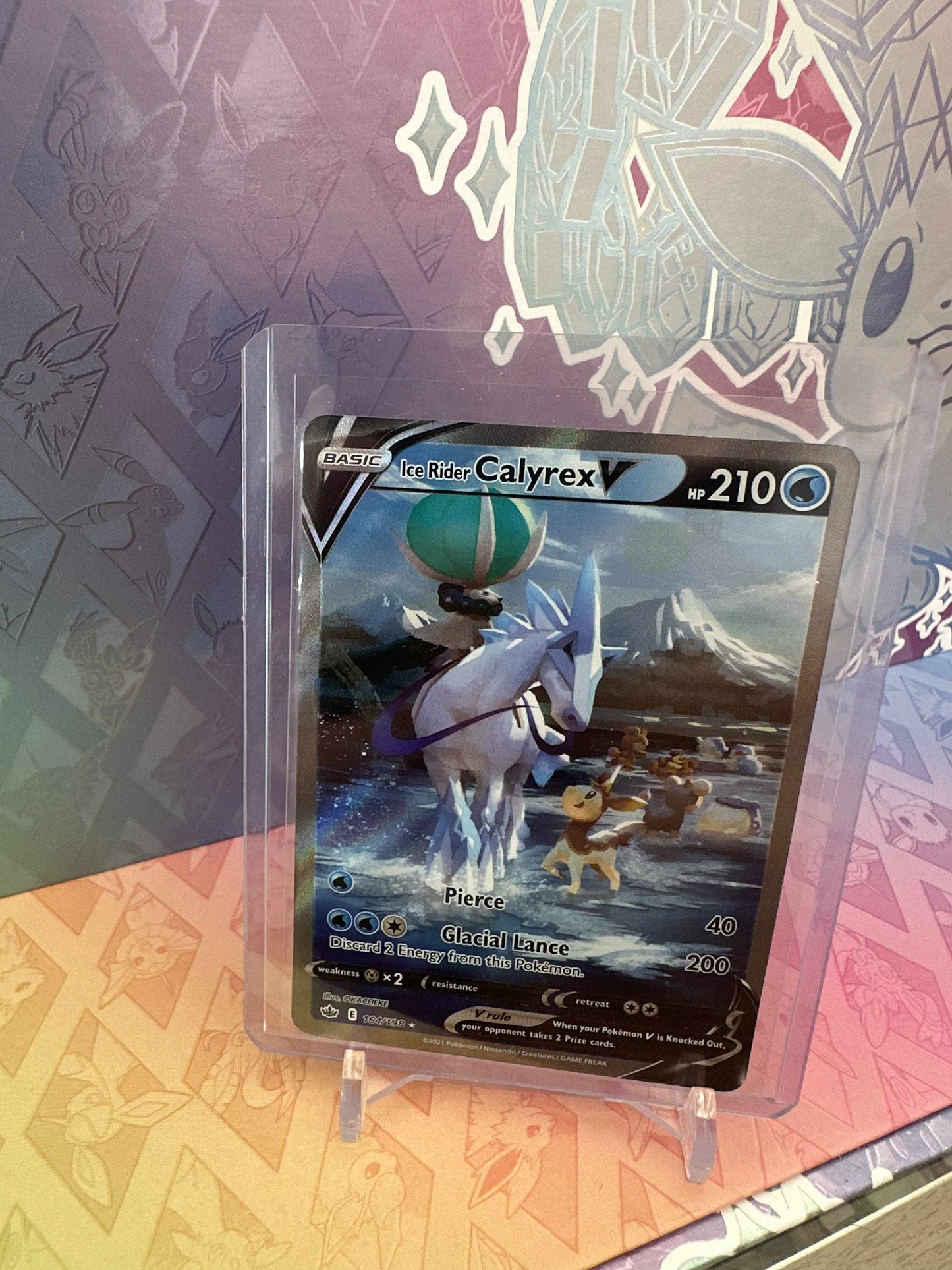 Ice Rider Calyrex V (CRE 164) Chilling Reign
