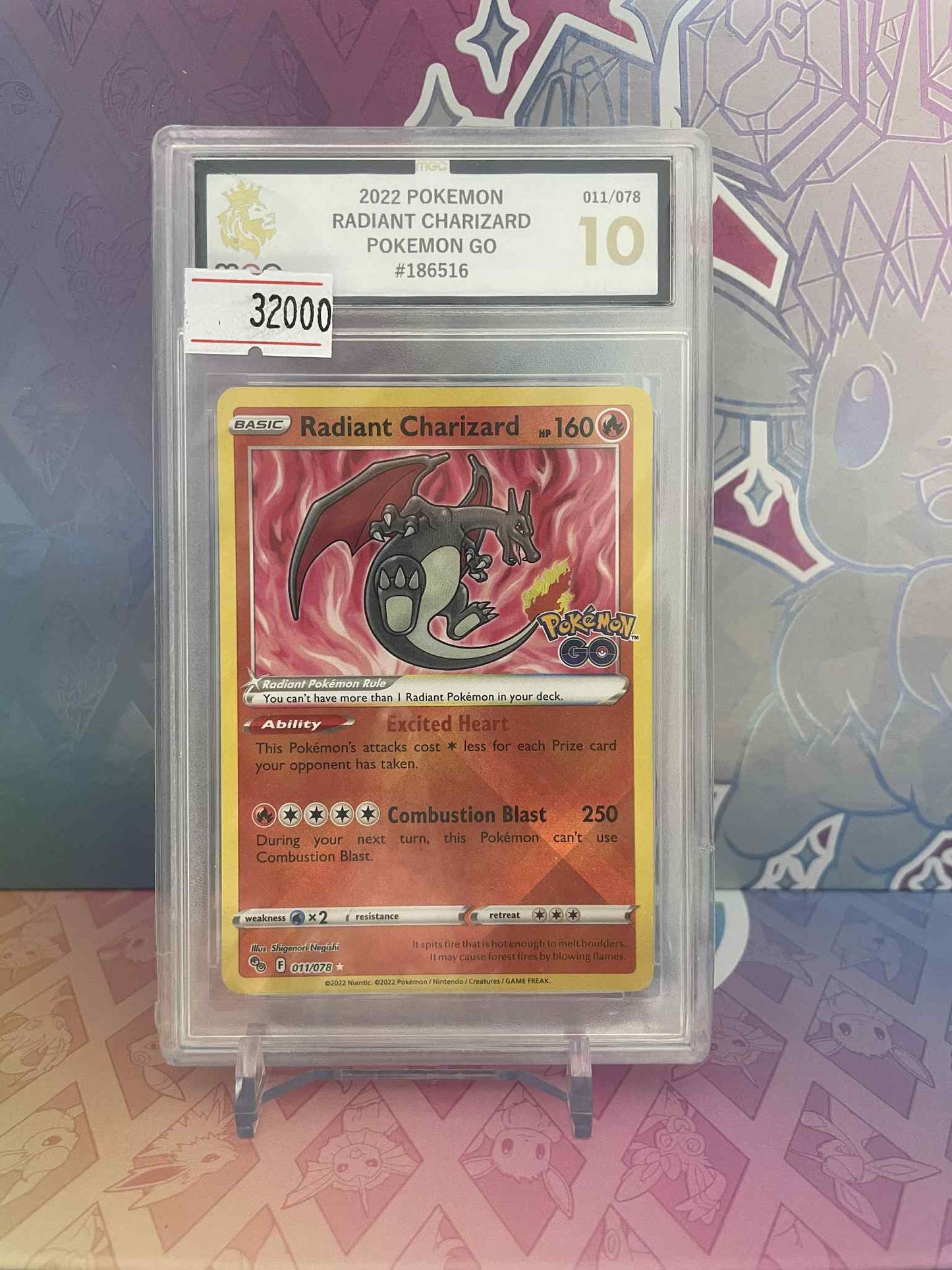 Radiant Charizard #11 Pokemon Go MGC10