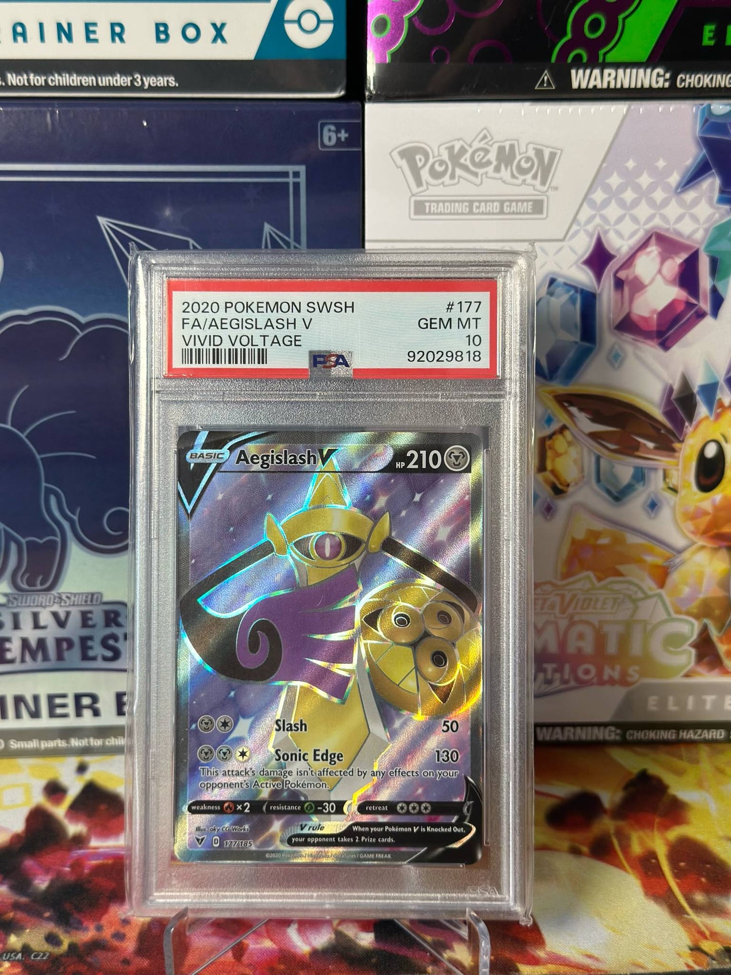 Aegislash V (VIV 177) PSA10