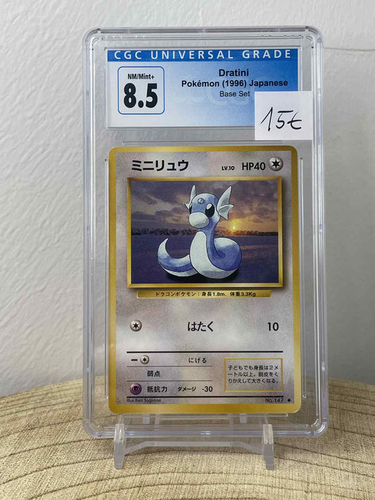 Dratini Pokemon Japanese Expansion Pack  CGC 8.5