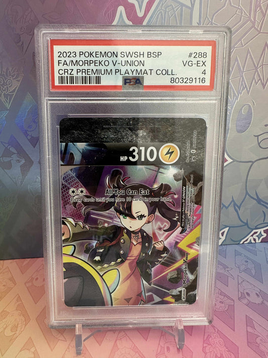 Morpeko V-UNION (SWSH 288) SWSH Black Star Promos PSA 4