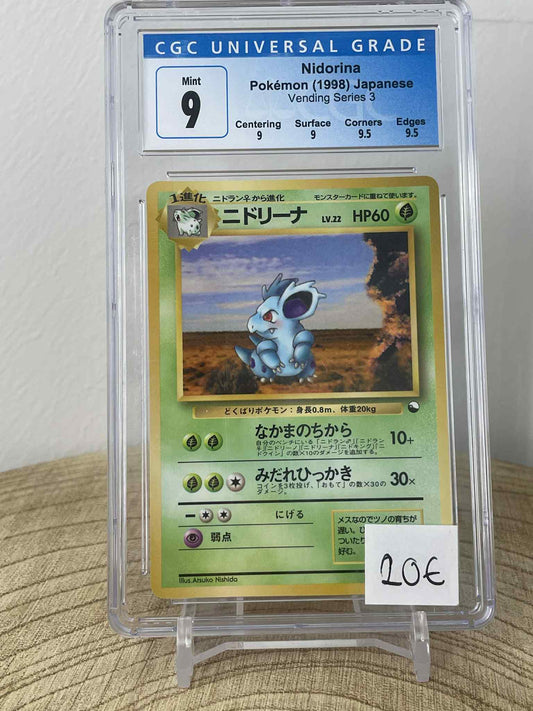 Nidorina [Series III] #30 Pokemon Japanese Vending CGC 9