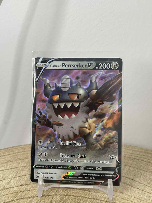 Galarian Perrserker V (LOR 129)