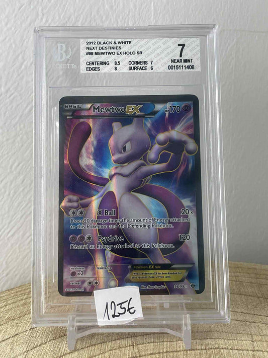 Mewtwo EX #98 Pokemon Next Destinies BECKETT 7
