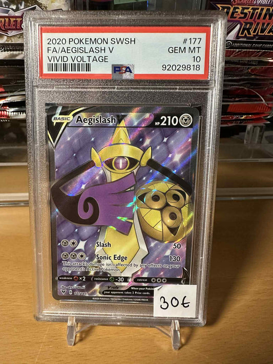 Aegislash V #177 PSA10
