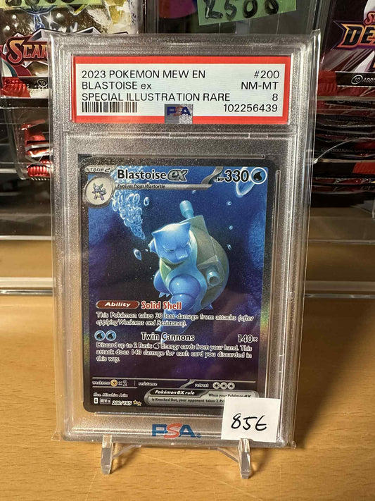 Blastoise ex #200 PSA8