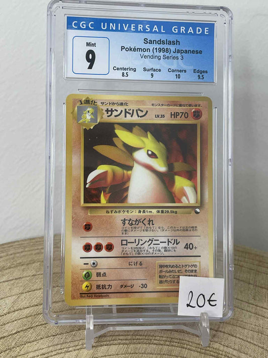 Sandslash [Series III] #28 Pokemon Japanese Vending  CGC 9