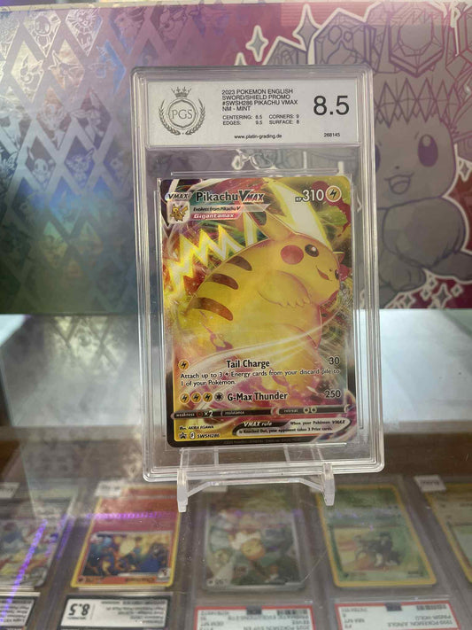 Pikachu VMax #SWSH286 Pokemon Promo PGS 8.5