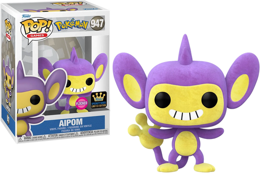 POP Figure: Pokemon #0947 - Aipom (Flocked)