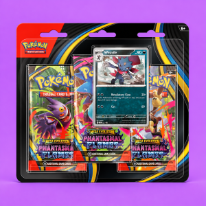 Pokémon TCG: ME02 Phantasmal Flames - 3 Blister Booster PREORDER
